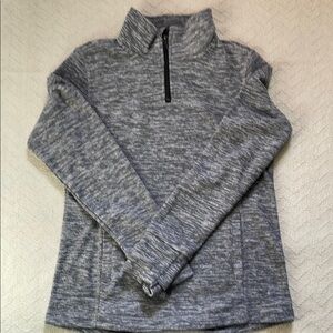 Gray Quarter-Zip Pullover